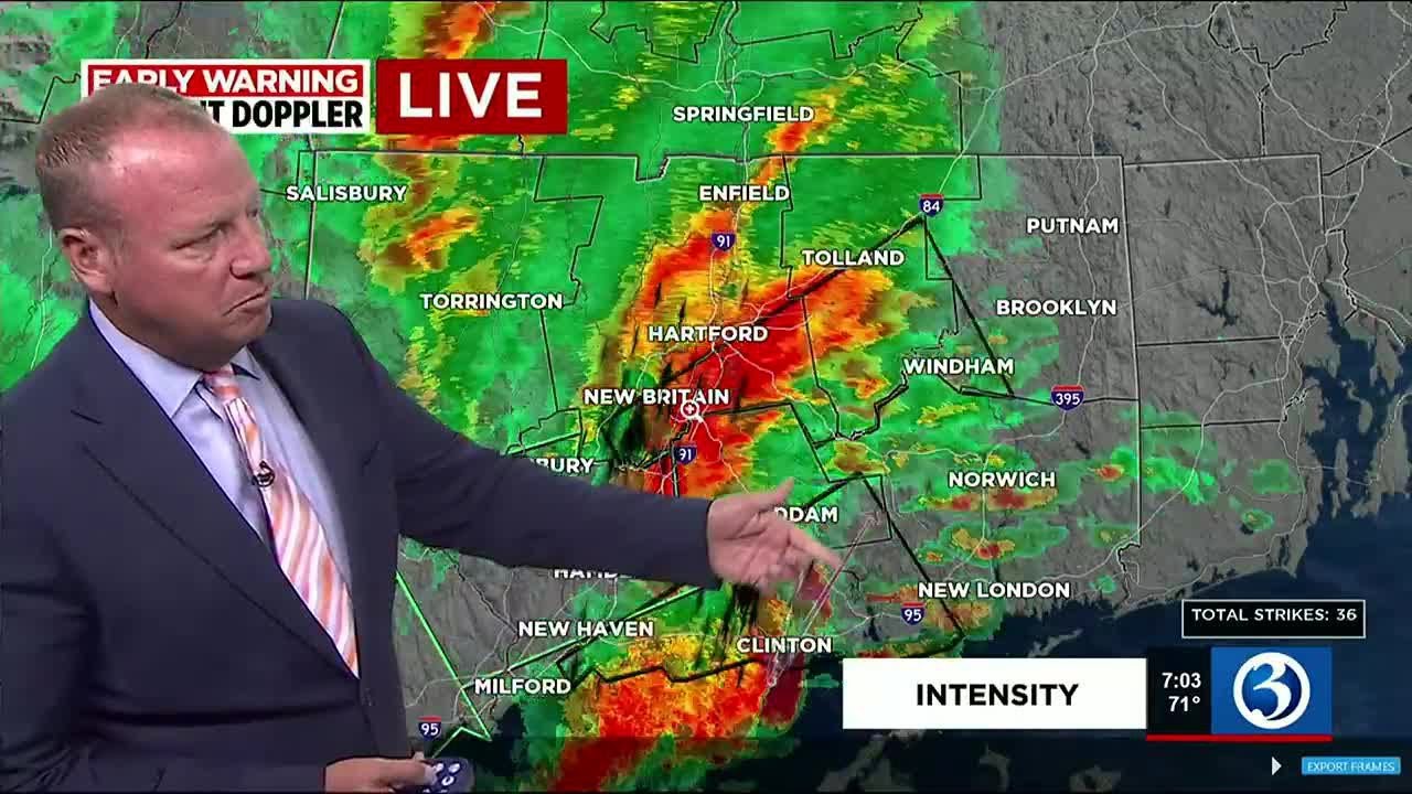 FORECAST: Severe thunderstorm warnings in effect - YouTube