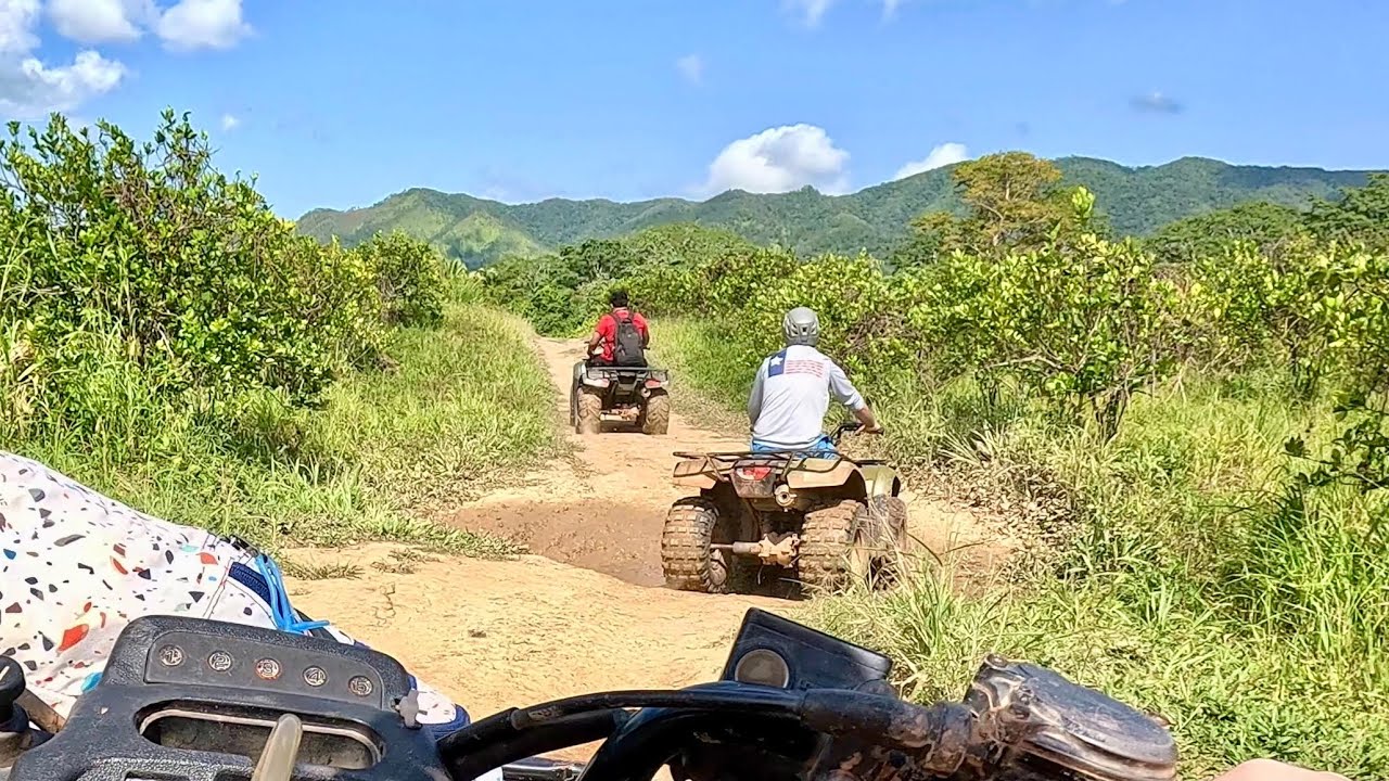 Wilder Belize Adventures ATV to Hidden Waterfall! Day trip from Placencia