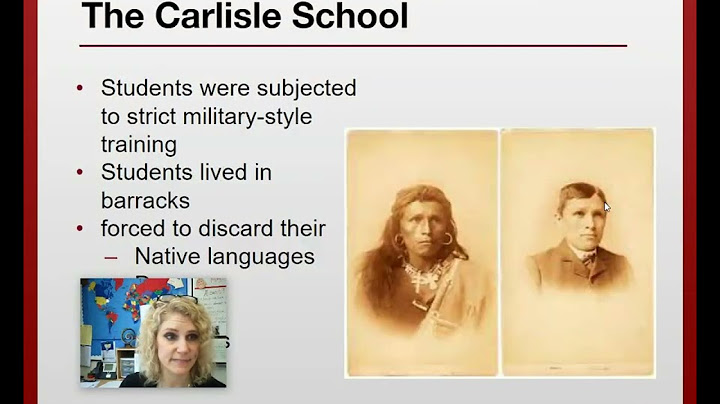 What was the purpose of Indian schools such as Carlisle Indian school?