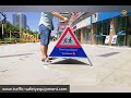 360 Degree Water Proof Sign Retractable Pop up Sign tripod warning sign