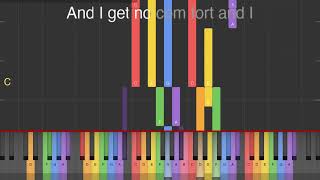Trouble In Town by Coldplay | Piano Tutorials with Lyrics and Chords