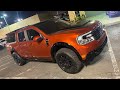 Helpful tip  custom 2022 ford maverick lariat fx4