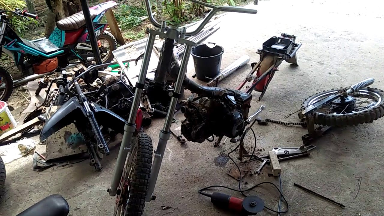 Kumpulan Gambar Modifikasi Motor Ojek Padi Terbaru