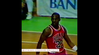 Rare Leaner Dunk by Young Michael Jordan!!