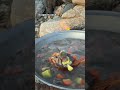 Гал дээр хийсэн хээрийн хоол амттай гэж.