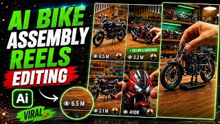 Create Viral Vehicle Assembly Videos Using AI | How to Make AI Videos | Mini Bike Making Video screenshot 3