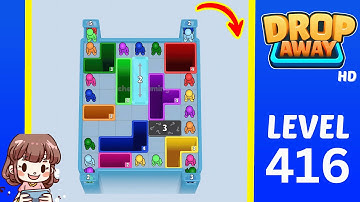 Drop Away Level 416 Solution Walkthrough