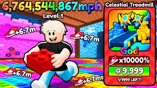 I Started Over With CELESTIAL TREADMILL in +1 Speed Brick Escape! screenshot 4