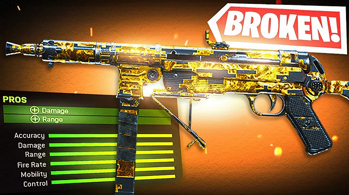 new MP40 is *BROKEN* in WARZONE SEASON 4! 😍 (Best MP40 Class Setup)