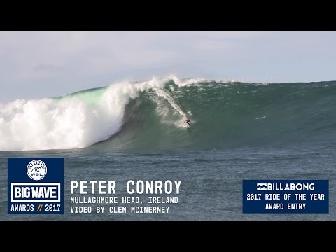 Peter Conroy At Mullaghmore - 2017 Billabong Ride Of The Year Entry - Wsl Big Wave Awards