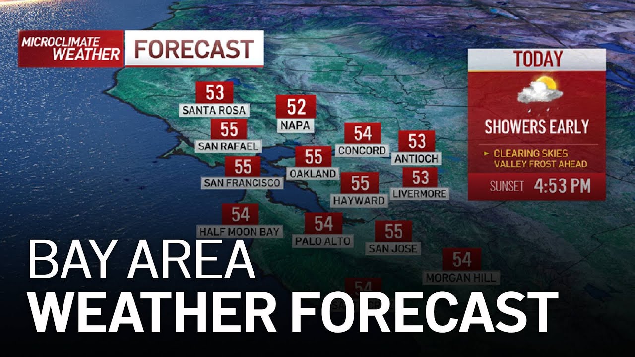 Forecast: Showers Ending, Freezing Temps Tonight - YouTube