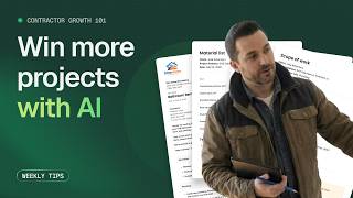 How To Use AI To Win More Contracting Projects