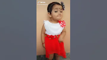 2 Years Baby Girl Tik tok Video lll Cute Baby Samaira Dance Super 😘😍lll
