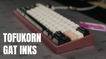 "Tofukorn" mod build for client | Tofu with lubed Gateron Inks on Aluminum