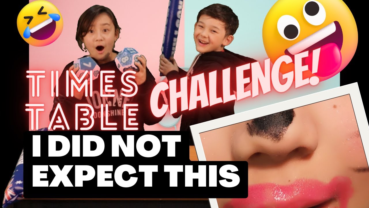 Math Mastery: Times Table Madness! LOSER GETS A MAKEUP MAKEOVER! MAKE LEARNING TIMES TABLES FUN!