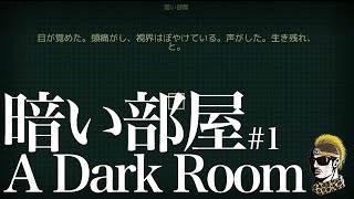 #1【実況】テキスト版マイクラ？暗い部屋 A Dark Room【ゆうしゃ】 screenshot 1