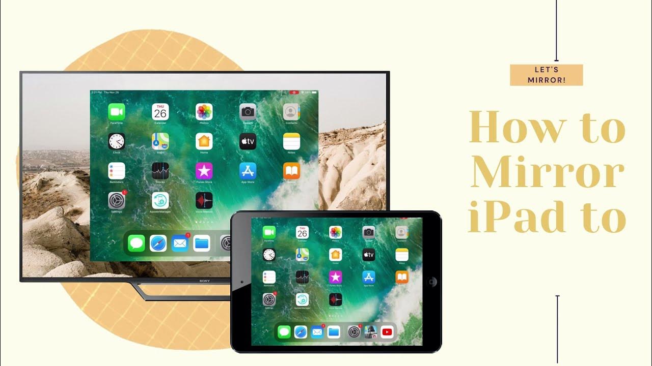 how-to-mirror-ipad-to-sony-tv-youtube
