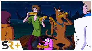 Scooby-Doo Meets Courage the Cowardly Dog Clip: Courage Snacks [EXCLUSIVE]