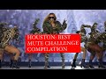 HOUSTON WINS BEYONCE MUTE CHALLENGE! COMPILATION  ATE!!! #mutechallenge Houston night 2 two