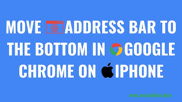 How to Move Address Bar to the Bottom in Google Chrome on iPhone