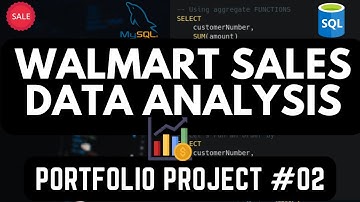 Walmart Sales Data Analysis With MySQL | MySQL Protfolio Project | Pt.2