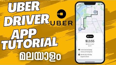 uber taxi kochi|uber driver app  tutorial malayalam