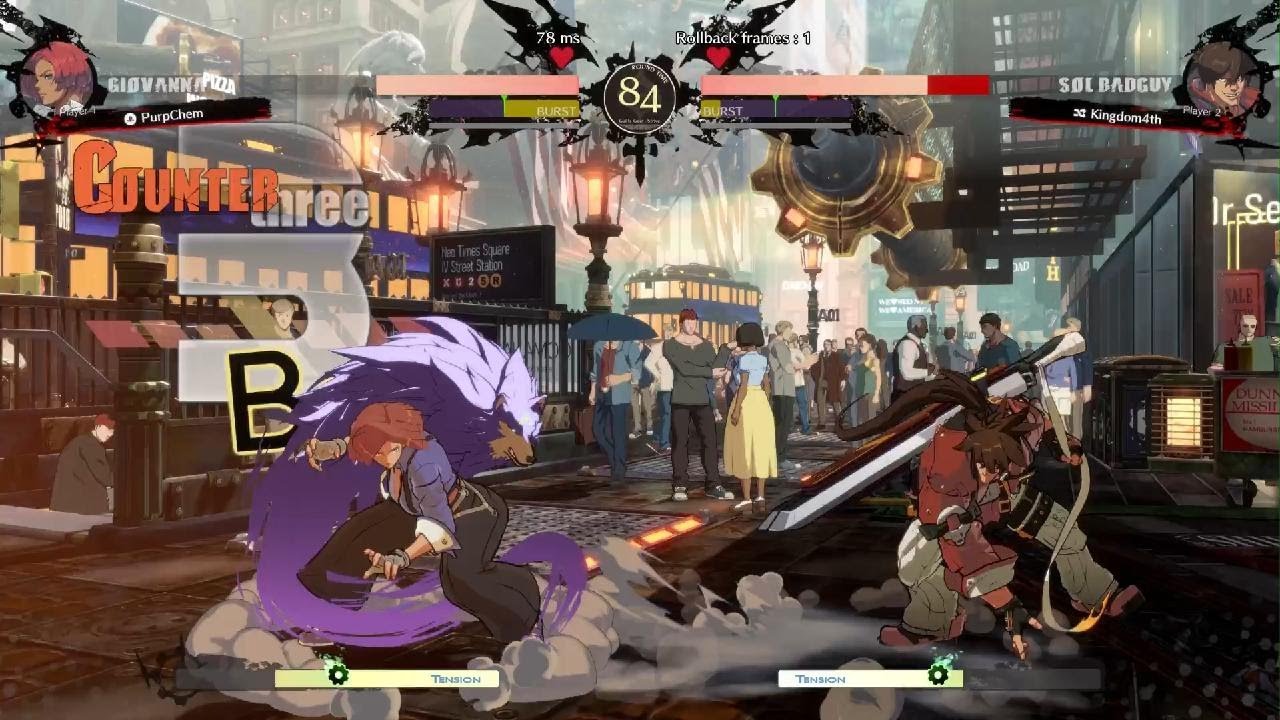 Guilty Gear online matches