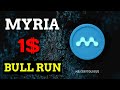 Myria la crypto ppite  stocker pour le bull run