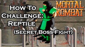 Mortal Kombat 1 - Secret Boss Fight: How To Challenge Reptile