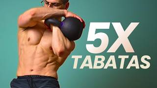 20 Min Kettlebell Tabata Workout  5 Tabatas → 20 Minutes of Full Body HIIT