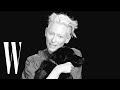 Tilda Swinton Cuddles Puppy While Talking Secret Skills and School Uniforms | Screen Tests