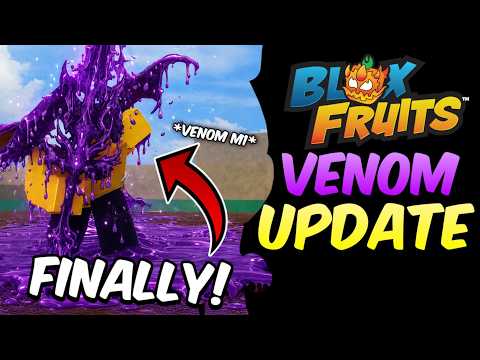 Blox Fruits VENOM REWORK FINALLY! Trailer + Release Date in Halloween Update