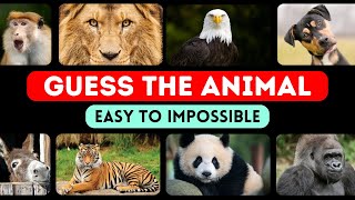 Animal Guessing Challenge: Can You Name 150 Creatures in 3 Seconds?