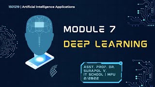 1501219 | AI APP | Module 7 Deep Learning | Sec 1 (Thai)