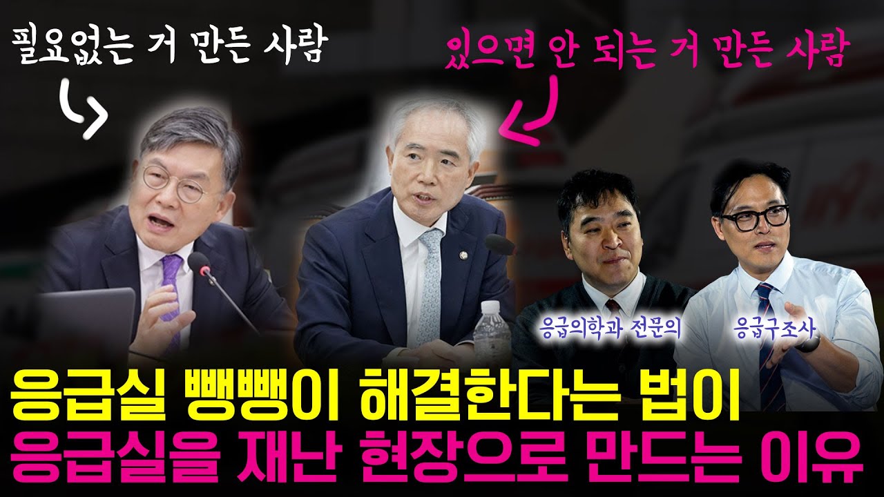 응급실 뺑뺑이 없애는 법 때문에 응급실은 망합니다