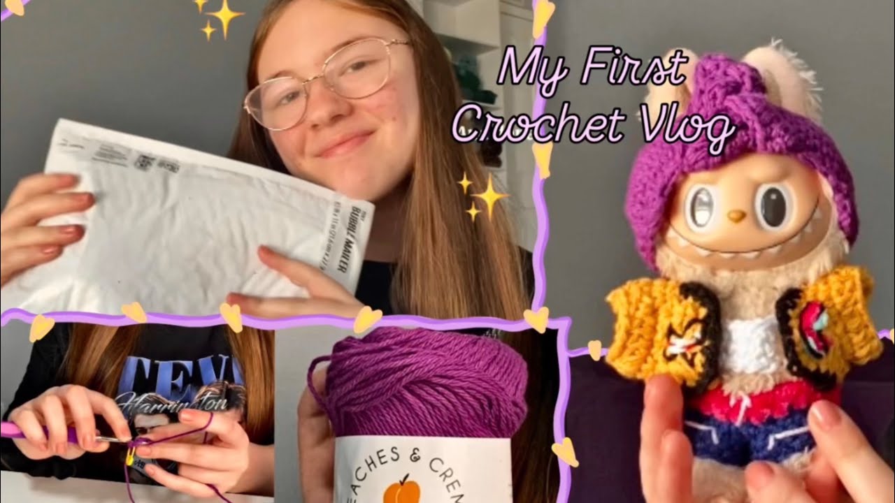 My First Crochet Vlog✨🎀🧶 Etsy order/vlog