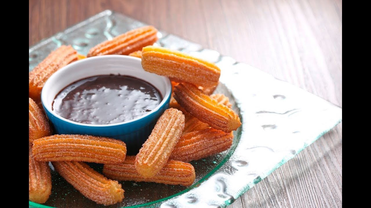 Churros with Chocolate Dip YouTube