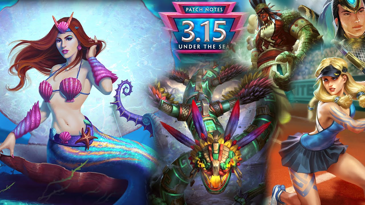 Notes for SMITE Patch 3.15: Under the Sea - Release patch of the final summ...