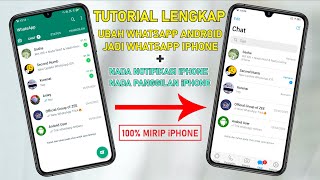 Cara Ubah WhatsApp Android jadi iPhone 100% Berhasil Beserta Nada Notif & Nada Panggilan iPhone