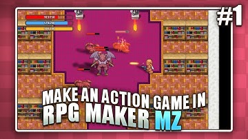 Create a basic action game with RPG Maker MZ (plugin RPG Maker Action Combat) - Part 1