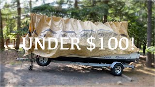 DIY Retractable Boat Cover!