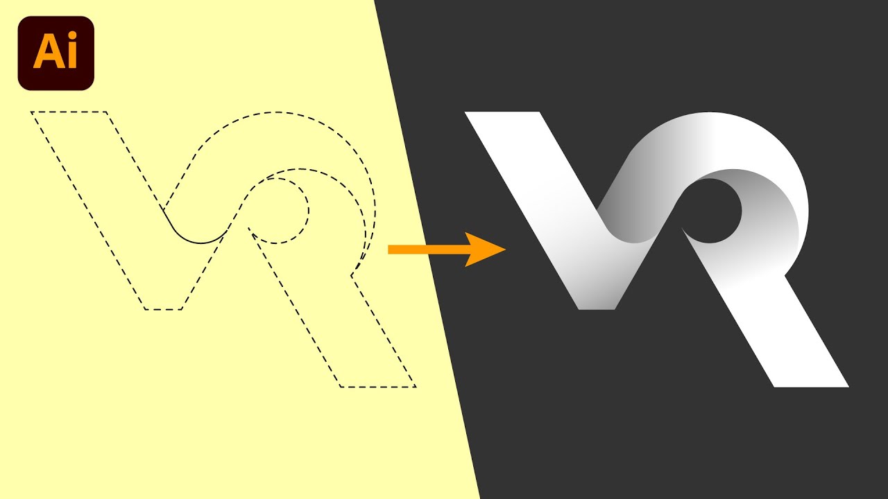 How to Create a Grid Logo Design in illustrator | Adobe illustrator ...