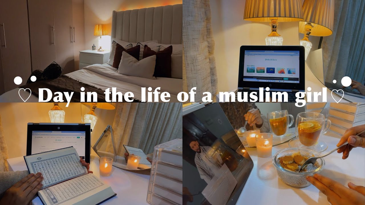Day in the life of a Muslim girl ☪️| 4am morning routine, Tahajjud, Fajr, studying, Quran, Breakfast
