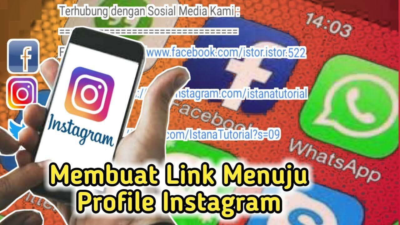 Cara Membuat Link Instagram - YouTube
