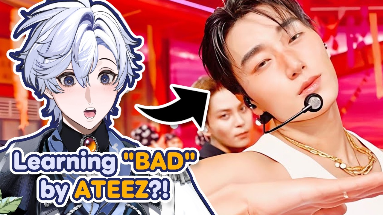 VTuber Tries Learning "BAD" by ATEEZ?!