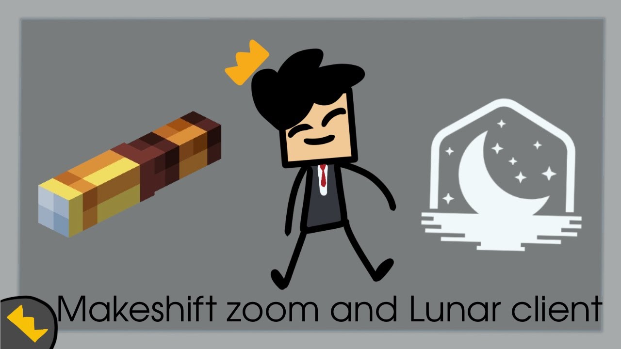 I made a makeshift zoom and I use Lunar client… lmao