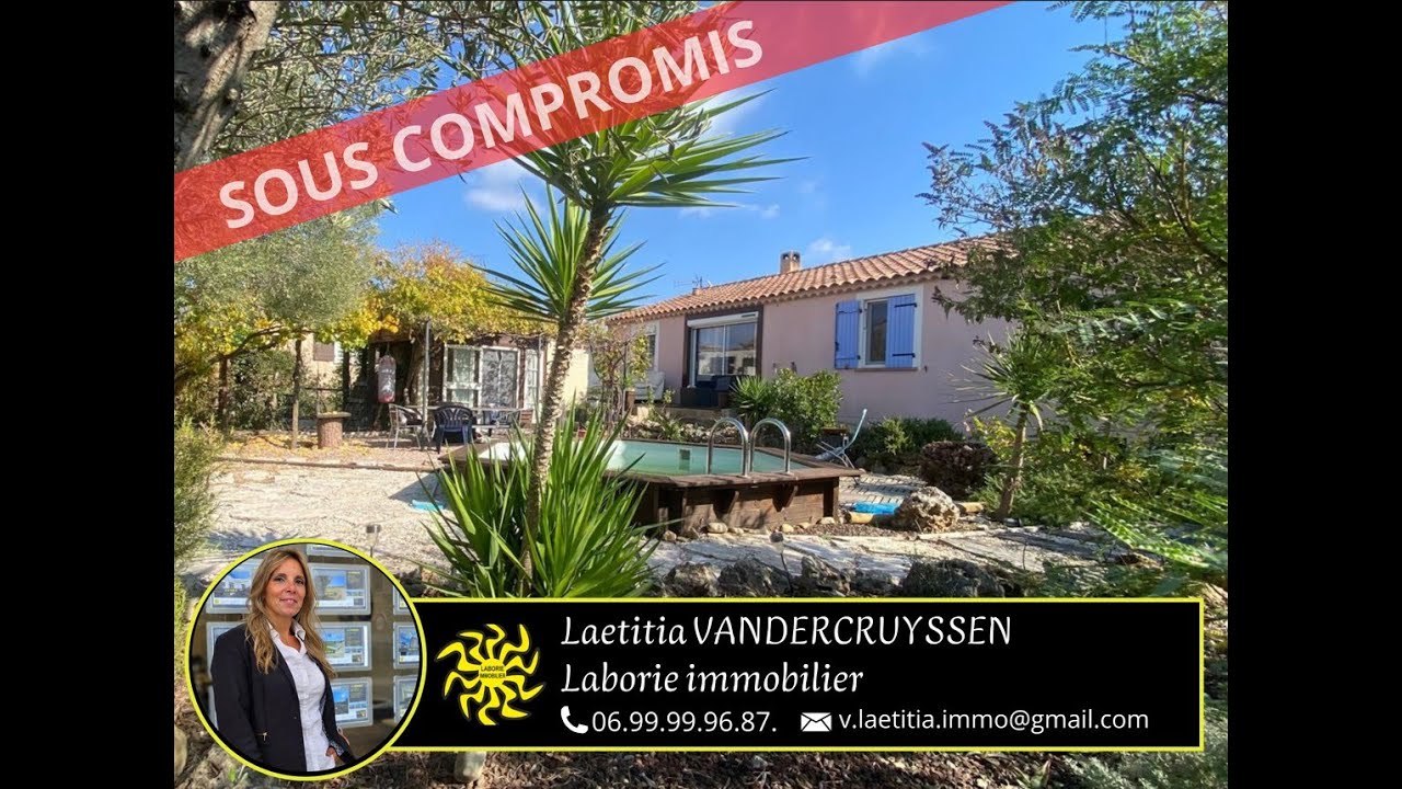 À VENDRE Villa T5 de plain-pied lumineuse de 101 m² à ROUBIA - YouTube