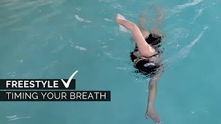 How to Time Your Freestyle Breathing!
