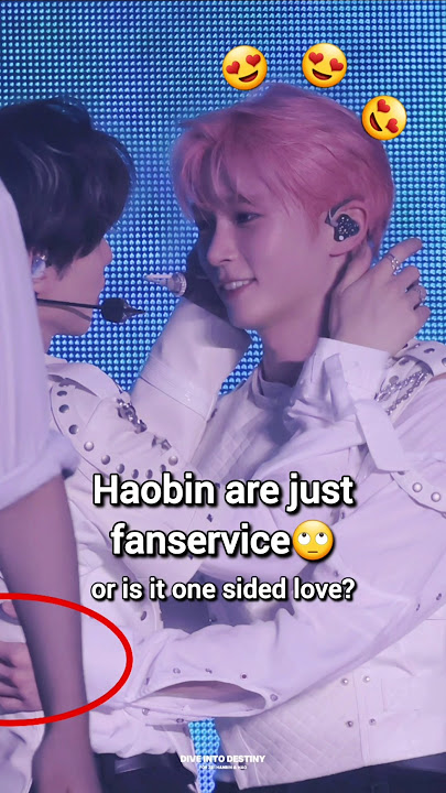 Haobin are fanservice and fake? | haobin moments | Sung Hanbin × Zhang Hao #zb1 #haobin #zerobaseone