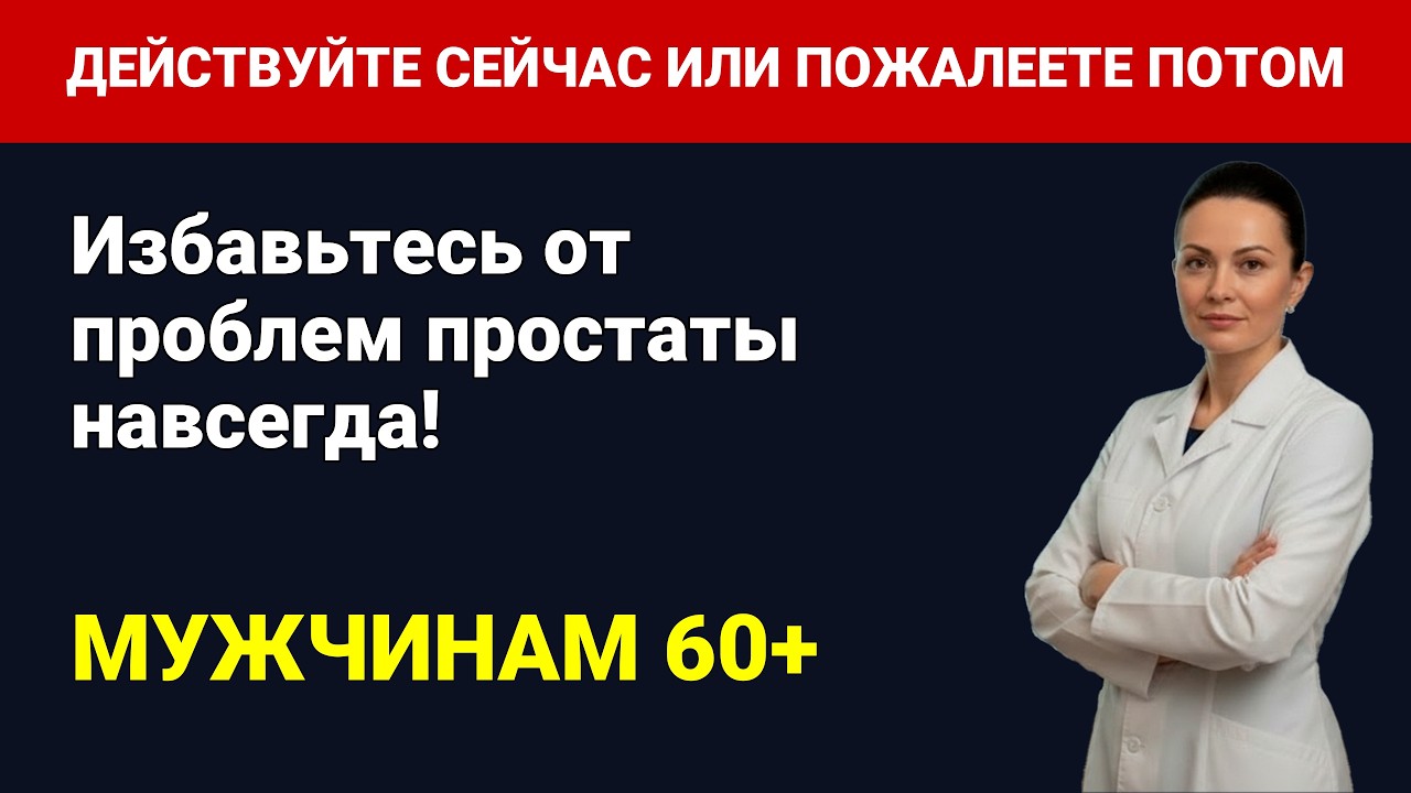 Здоровье Простаты После 60: 10 Опасных Привычек | Доктор Котова